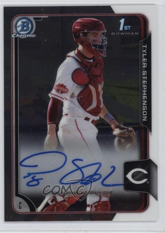 2015 Bowman Draft Chrome Draft Pick Auto Tyler Stephenson #BCA-TS