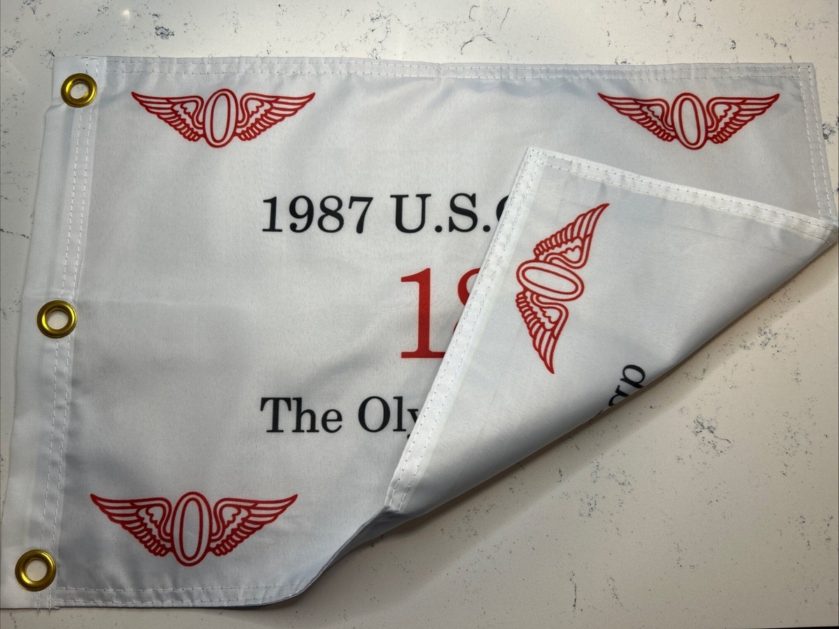 THE OLYMPIC CLUB 1987 US OPEN PGA TOUR PIN FLAG W GROMMETS