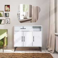 Barber Station for Hair Stylist, Beauty Salon Storage Cabinet, Spa Equipment