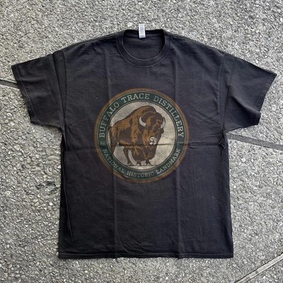 Buffalo Trace Distillery Whiskey Vintage Style Unisex T-Shirt Size S-5XL