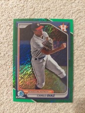 2024 Bowman - Chrome Prospects Camilo Diaz #BCP-135 Green Shimmer Refractor /99