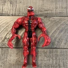 Vintage Spiderman Heavy Hitters Carnage Action Figure 1996 ToyBiz Marvel 5.5"