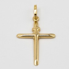 Ciondolo in oro giallo 18 kt a Croce/18kt gold cross pendant E.56