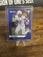 2025 Panini Prizm Draft Picks-Travis Hunter #21 Blue Wave /299 (RC)
