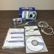 Olympus FE-210 7.1 MP Digital Camera w Original Box + Accessories - Tested