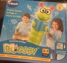 VTech Bugsby Reading System Starter Kit Open Box New Unused Worm Pen Book Read