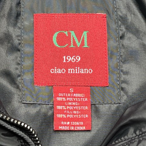 Ciao Milano Puffer Vest Womens Size S Gray Insulated Full Zip Pockets CM 1969 - Picture 7 of 8