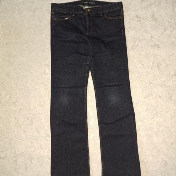 Men Banana Republic Jeans Navy Polyester 30 / S /