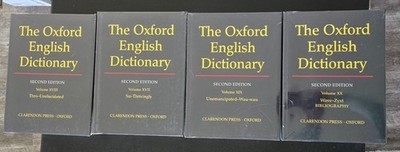 The Oxford English Dictionary, Second Edition Volumes 17, 18, 19, & 20 - Sealed