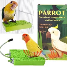 Bird Warmer for Cage Bird Perch Stand Platform Warm Heating, Heating Bird Per...