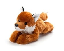 Red Stuffed Animal Plushie, Scoopz, Kids Gifts, 8 in  Red Wildlife Fox