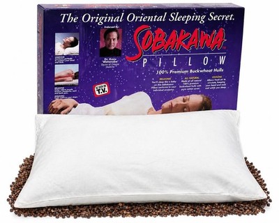 Sobakawa Traditional Buckwheat Standard Size Pillow Organic Cotton with Natur...