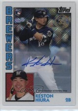 2019 Update Silver Pack 1984 Topps Baseball Chrome /149 Keston Hiura Auto ms9