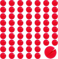 Boao 60 Pieces Red Clown Noses Cosplay Noses Foam Circus Noses for Halloween Chr