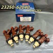 6x 23250-62040 Denso Fuel Injectors fits for 99-04 Tundra 4Runner 3.4L V6