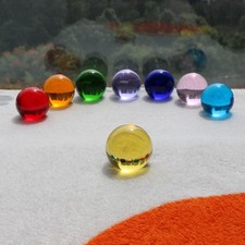 40mm 50mm Transparent Glass Balls Decorative Colourful Marble Sphere