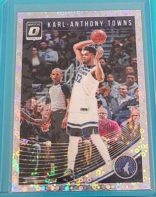 2018 Optic Fast Break Holo #145 Karl-Anthony Towns T-wolves Basketball Card E3