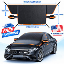 All-season Windshield Cover For Suv Car Uv Sun Shade And Snow Ice Protector