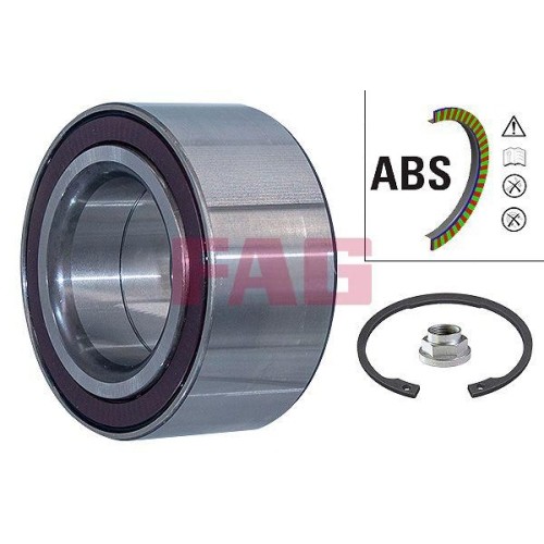 Radlagersatz Schaeffler FAG 713 6178 60 FüR Honda Vorderachse-image