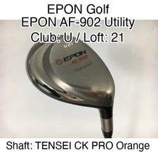 EPON Golf EPON AF-902 Utility U Hybrid  21 TENSEI CK PRO Orange Stiff Right-Hand