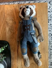 Disney Marvel Rocket Raccoon 18” Plush Guardians of the Galaxy Vol 2 Figure Doll