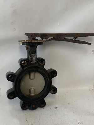 Mas L-D-4-S-E  Manual Stainless Lugged Butterfly Valve 4in 200psi CF8M
