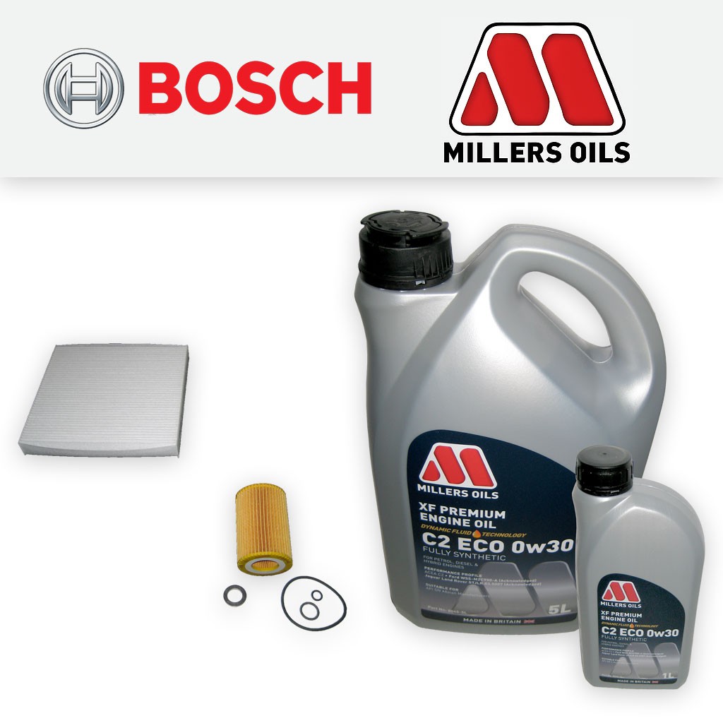 SERVICE KIT for HONDA CIVIC IX 2.2 I-DTEC OIL CABIN FILTER +0w30 OIL (2012-2013)