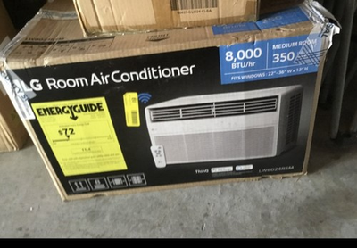 #ad #ad LG 8000 BTU medium ROOM Air Conditioner 350sq ft NEW IN BOX $229.00