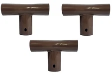 Coleman Replacement Power Steel 18ft x 48in TConnector Brown 3Pack