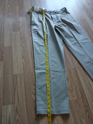 Haggar Men's Beige Pants New with Tags 34W x 30L - Picture 8 of 8