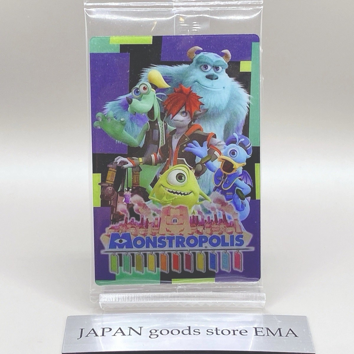Monstropolis Kingdom Hearts Wafer Card Disney Bandai Japanese