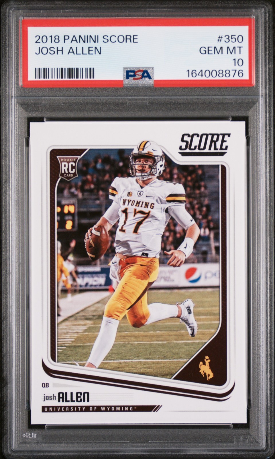 Josh Allen Panini Score #350 Gem Master