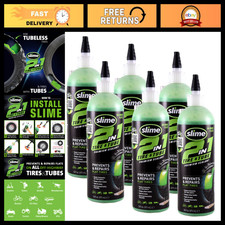 2-in-1 Tire Tube Sealant, Puncture Repair, Eco-Friendly, Non-Toxic, 6 Pack, 16
