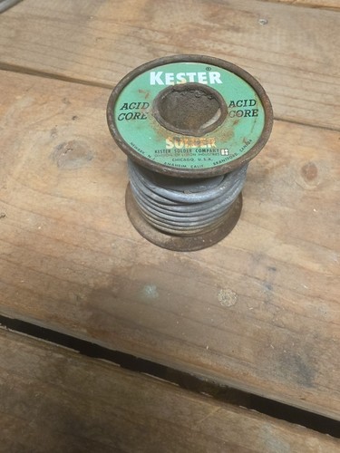 Vintage Kester Acid Core Solder 1 LB