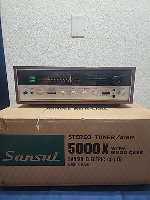 Vintage Sansui 5000x Stereo Receiver with Box & Schematic Paperwork