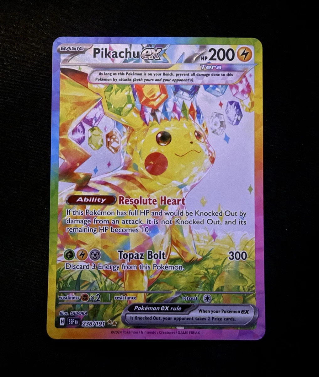 Pikachu Ex Pokémon TCG Cards for sale | eBay