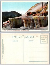 Postal del Parque Yellowstone Terrazas Púlpito y Júpiter