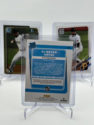 Ke’Bryan Hayes Rookie Lot - 2015 Bowman Chrome 1st #137 Pittsburgh Pirates - Imagen 6 de 6