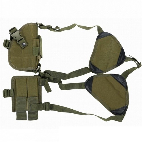 Common Gun Armpit Holster Shoulder Pistol Holder with Double Magazine Pouch - Picture 6 of 15
