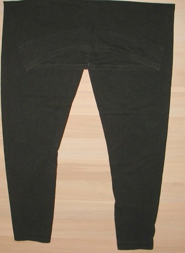 BLACK COTTON \u0026 SPANDEX ATHLETIC PANTS 