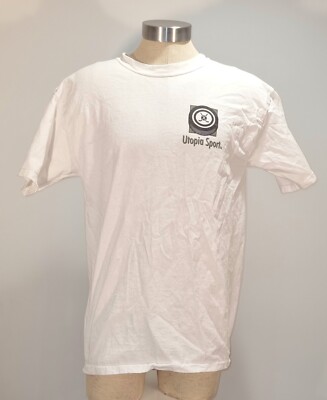 VINTAGE 90's UTOPIA SPORT PLAY HOCKEY A MIND   HOCKEY  TEE SHIRT NOS  XL
