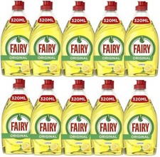 Fairy Lemon Dishwashing Liquid 10x320ml 5.62 per litre