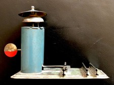 Antike mechanische Signalanlage für Eisenbahn Spur 0