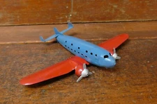 Vintage Wyandotte Toys Pressed Steel Airplane USA Defense Bomber 13" Wingspan