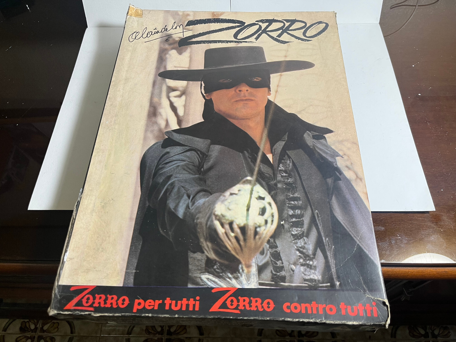 ZORRO EDIZIONE CICOGNA TITANUS GIOCO DA TAVOLO ANNI 70 ALAIN DELON