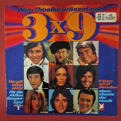 Schallplatte LP Vinyl 12'' 3x9 - Wim Thoelke