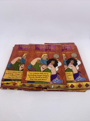 THE HUNCHBACK OF NOTRE DAME TRADING CARDS 5 PACKS BY SKYBOX