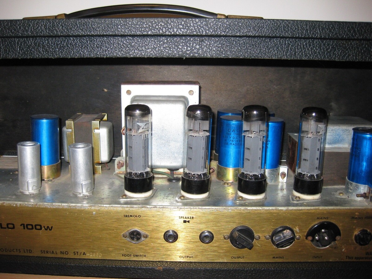 Rare Vintage MARSHALL HEAD 1972 Super Tremolo 100W | eBay