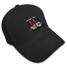 Baseball Cap Men in Golf Cart Embroidery Acrylic Dad Hats for Men & Women 1 Size