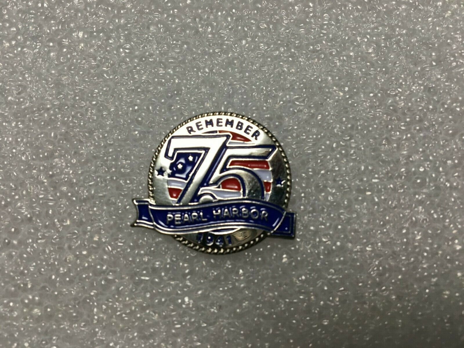US FORCES 75TH ANNIVERSARY PEARL HARBOR HAT/LAPEL PIN